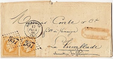 Losange Gros Chiffres 557 et type 15.