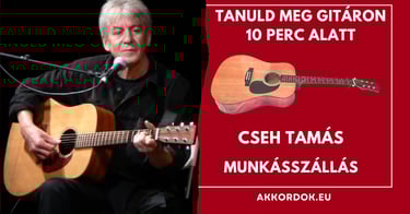 Egyszerű Akkordok: Cseh Tamás - Munkásszállás