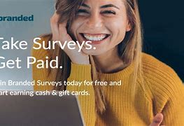 go branded survey woman on phone