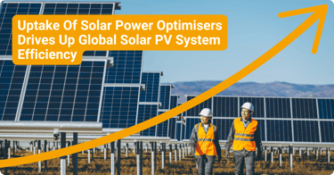 Uptake of Solar Power Optimisers Drives Up Global PV Solar System Efficiency