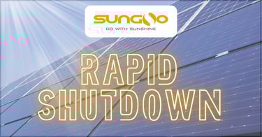 SUNGO Energy Rapid Shutdown Technology