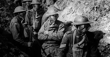 bataille de la somme, hommes dans les tranchées