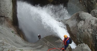 Canyoning Oules de Freissinières Serre-Ponçon, Hautes Alpes, canyon sportif