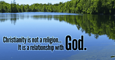 Relationship not religion