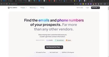 FullEnrich—Scrape LinkedIn, Find Email &Phone