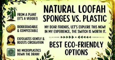 Natural Loofah Sponges vs. Plastic: Best Eco-Friendly Options