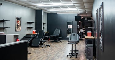 Tattoo shop near Watauga TX interior Halo Tattoo