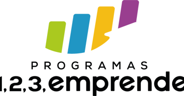 Logo de 123 emprende, programa de promoción del emprendimiento en la ciudad de Jaén. España