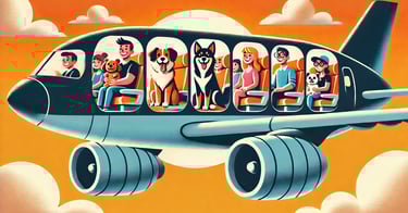 all dogs inside cabin