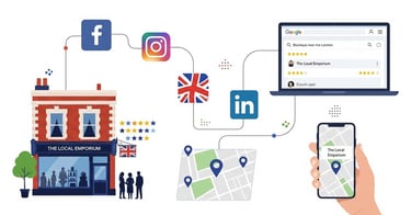 How Social Media Boosts Local SEO for UK Small Businesses: A 2025 Guide