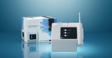 Irrigador dental premium con ozono Aquolab hygiene-precision.com