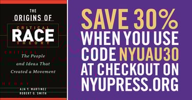 book cover for the origins of CRT with 30% off coupon