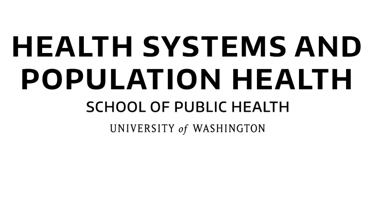 Logo for UWSPH Health Systems and Population Health