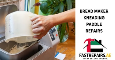 a person is making bread bread in a machine