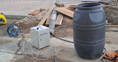 Tracer Gas Injection in Construction Projects