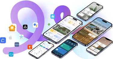 a group of smartphones with various apps and apps