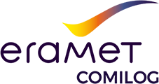 Logo groupe Eramet avec Filiale COMILOG Gabon
