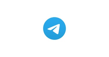 Telegram Logo Icon.