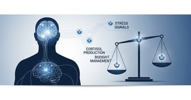 a person with a brain map of a brain