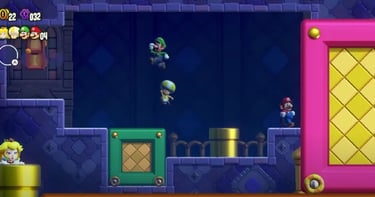 Super Mario Bros. Wonder "Peach-a-boo"
