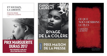 three books by Caroline Laurent