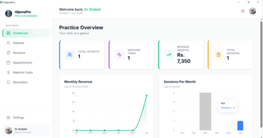 Hijama Practice Management Software