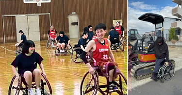 車いすバスケットボールの活動に参加する大内秀之さんとチームメンバー｜堺市のニュースならサカイタイムズ