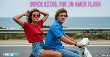 canción DONDE ESTAS FUE UN AMOR FLASH, Italo disco, dancemusic, lovesong. VRTHTBOX