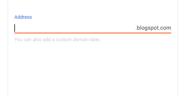 blog address