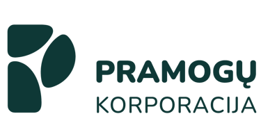 pramogų korporacija logotipas