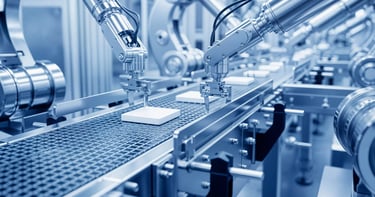 Línea de producción automatizada, con economías de escala