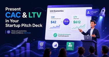 Present CAC & LTV in Your Startup Pitch Deck