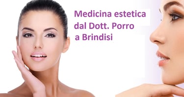 volto di donne con scritta medicina estetica Dott. Porro