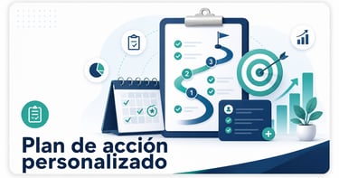 En nuestra evaluación inicial buscamos conocer tu situación actual, tus objetivos y los aspectos pri