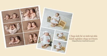 Chụp ảnh bé sơ sinh tại nhà