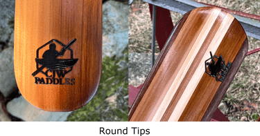 example of round paddle tips