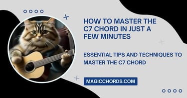 C7 chord on guitar