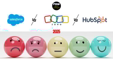Salesforce vs Zoho vs Hubspot