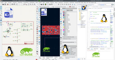 Projeto Eletrônico com Aplicativos OpenSource Linux