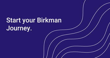 Purple image with white lines and text reading "Start your Birkman Journey"