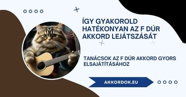 F dúr akkord