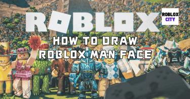 How to Draw Roblox Man Face