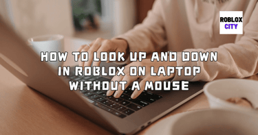 How to Look Up and Down in Roblox on Laptop Without a Mouse