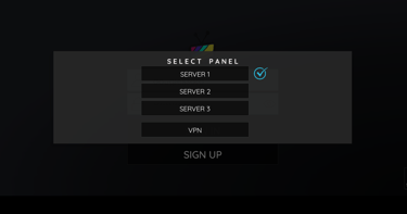 Catchon tv app select a panel