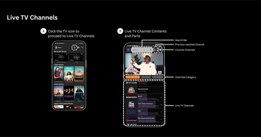 CATCH ON TV APP live tv channels
