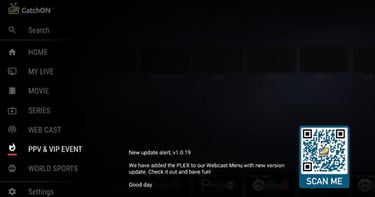 catchon tv app ppv section