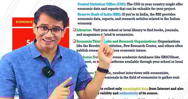 sources of secondary data for economics project