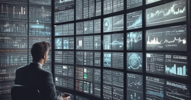 turned on monitoring screen