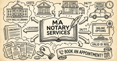 Notary Services in Massachusetts: Mobile, Online, Pricing Guide