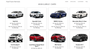 Car Rental Management System - View Available Cars